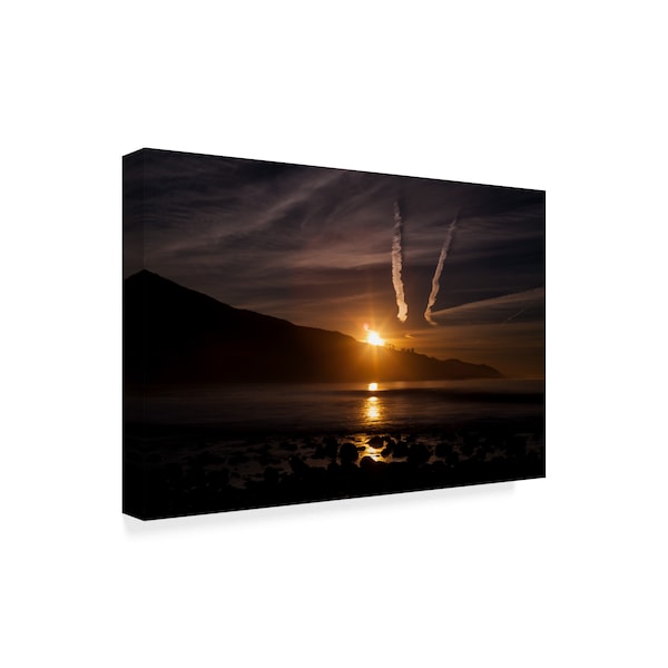 Chris Moyer 'Awakening Smoke' Canvas Art,16x24